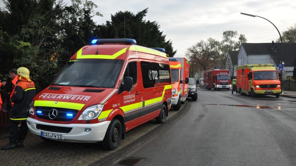 Im Gewerbegebiet Habinghorst hat es einen Großeinsatz der Feuerwehr gegeben: Die Halle eines Betriebs für Tankanlagen stand in Flammen.