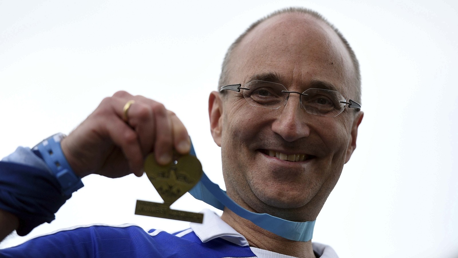 Michael Hermann Mit Startnummer 1298 auf Spendenjagd