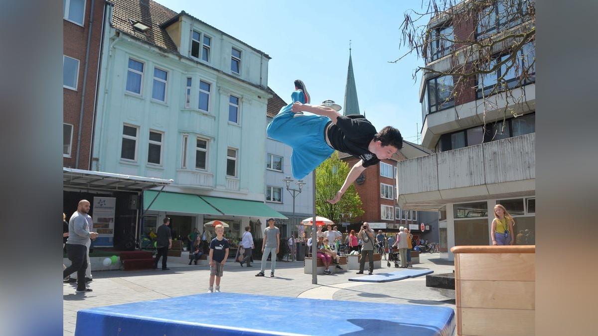 Maifest in der Innenstadt
