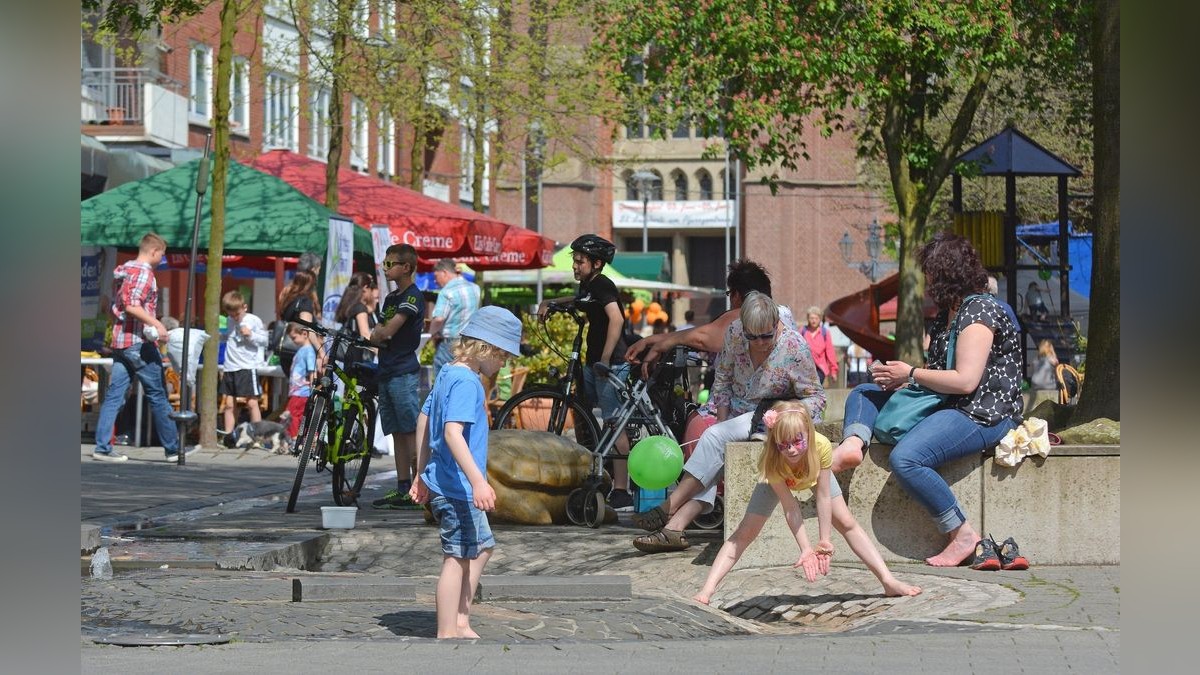 Maifest in der Innenstadt