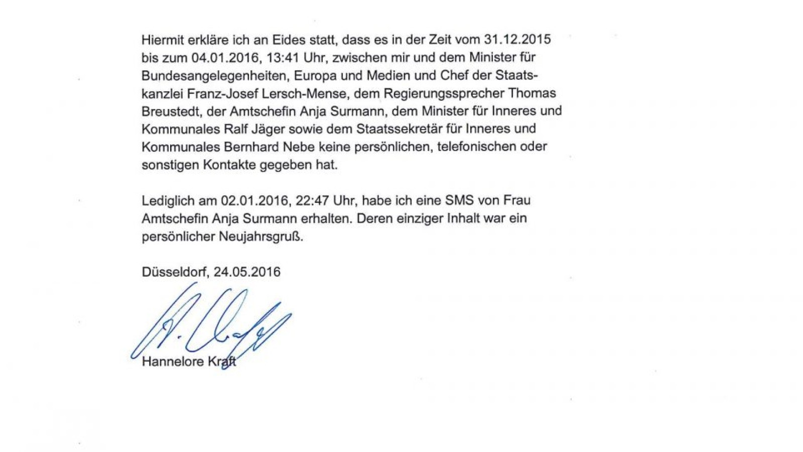 Kraft gibt eidesstattliche Erklärung zum SilvesterFiasko ab