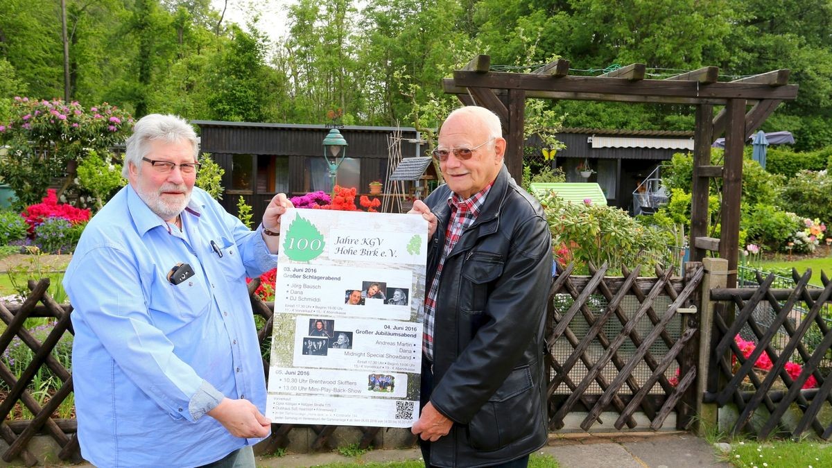 Haarzopfer Kleingärtner feiern 100Jähriges drei Tage lang