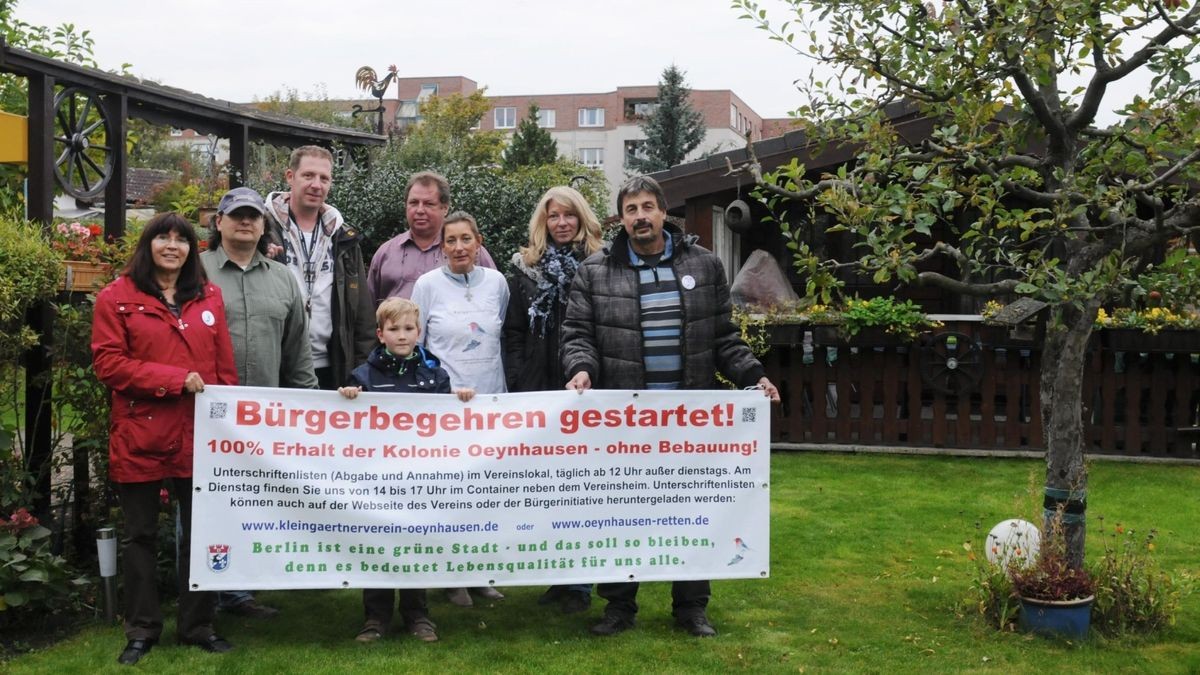 Der Aufstand der Kleingärtner gegen neue Wohnungen