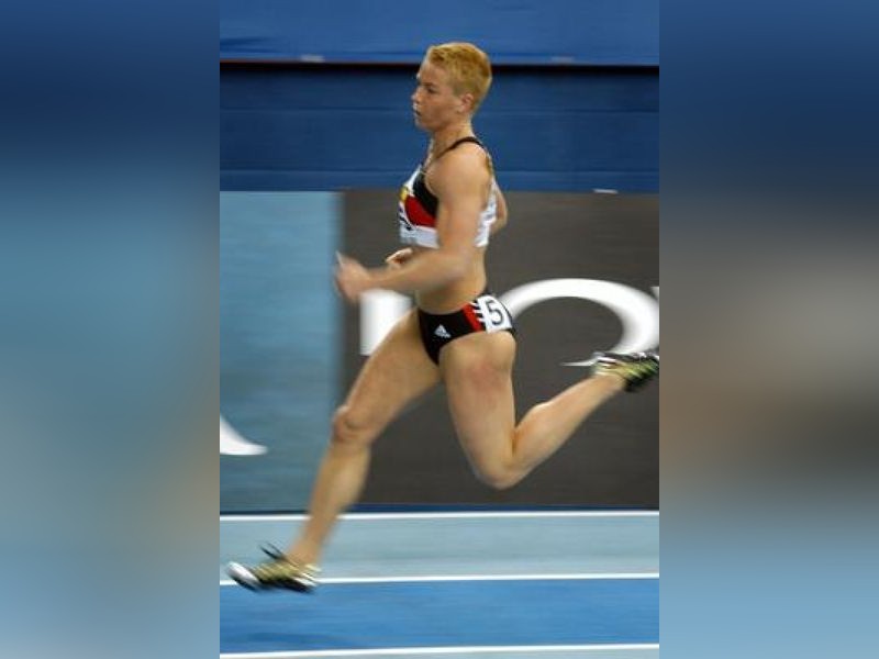 Grit Breuer wieder voll im Training