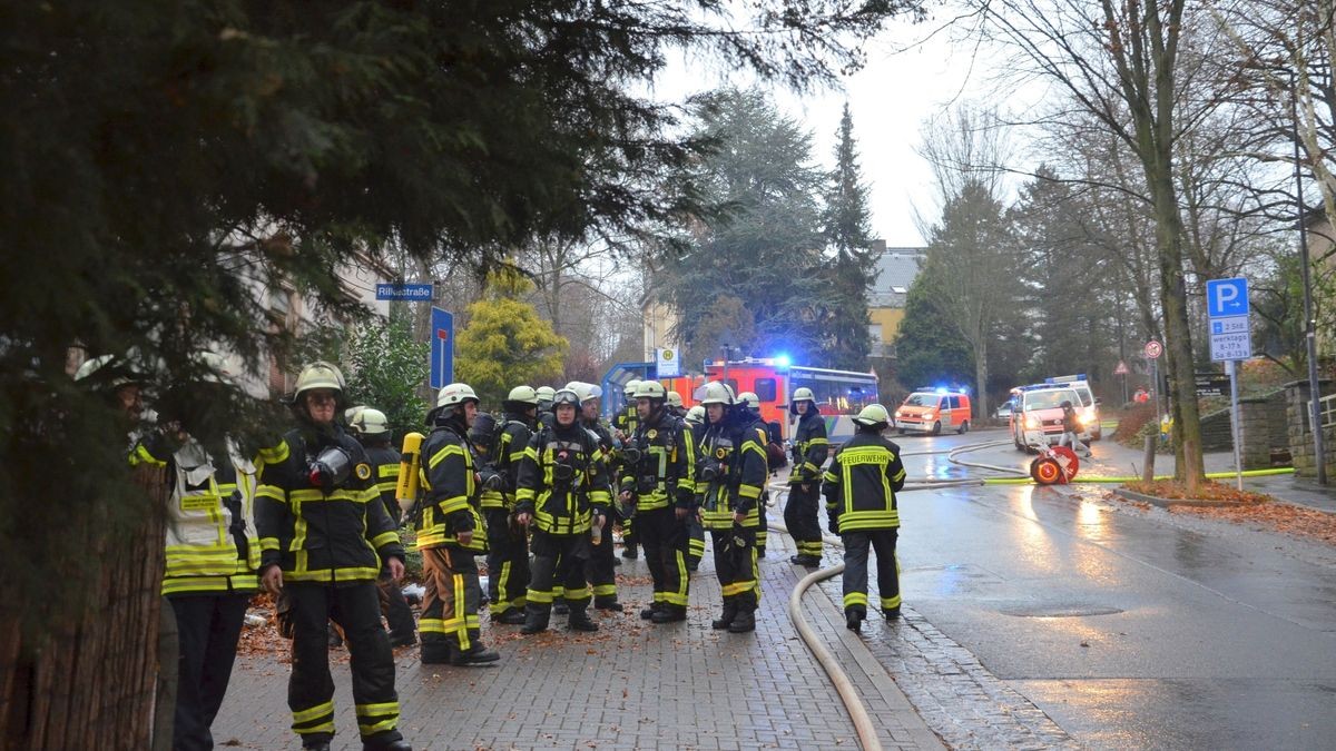 Schwarzer Freitag in Herdecke: An der Goethestraße brannte die denkmalgeschützte Villa Renckhoff mit Anbau vollständig aus