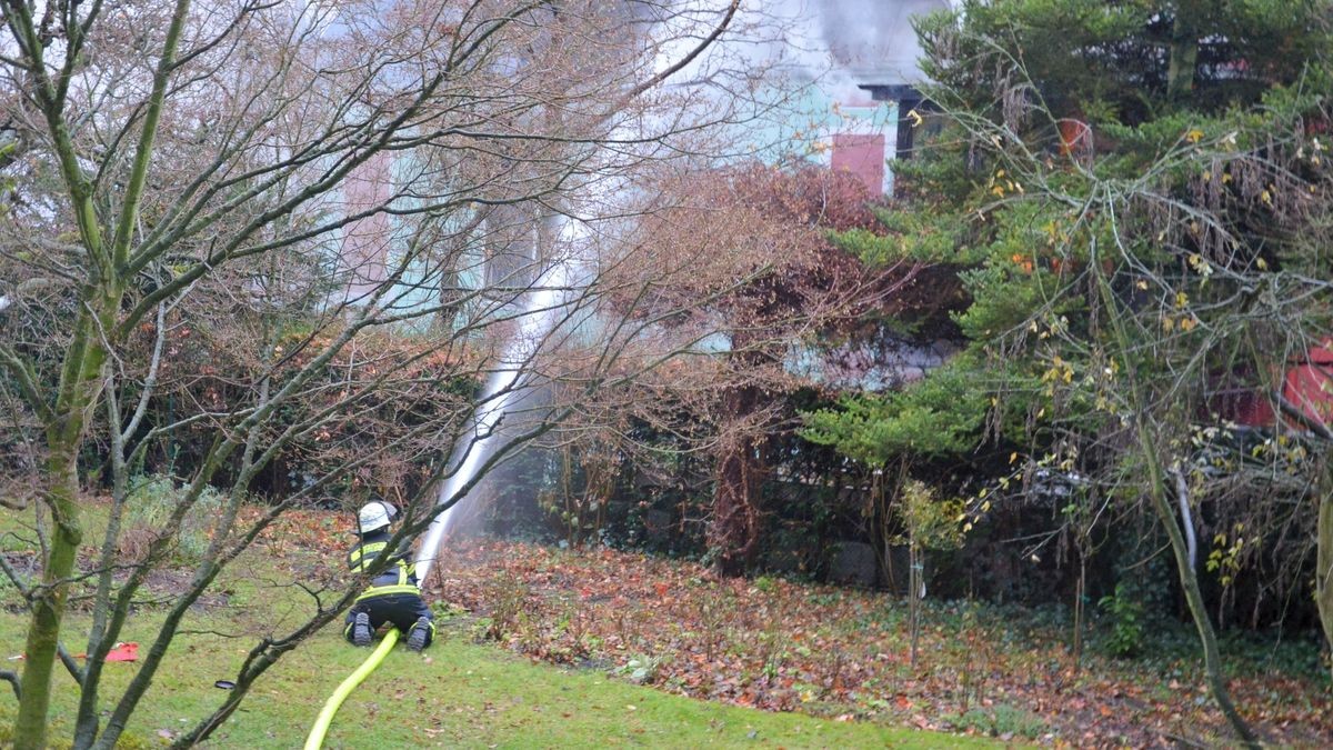 Schwarzer Freitag in Herdecke: An der Goethestraße brannte die denkmalgeschützte Villa Renckhoff mit Anbau vollständig aus