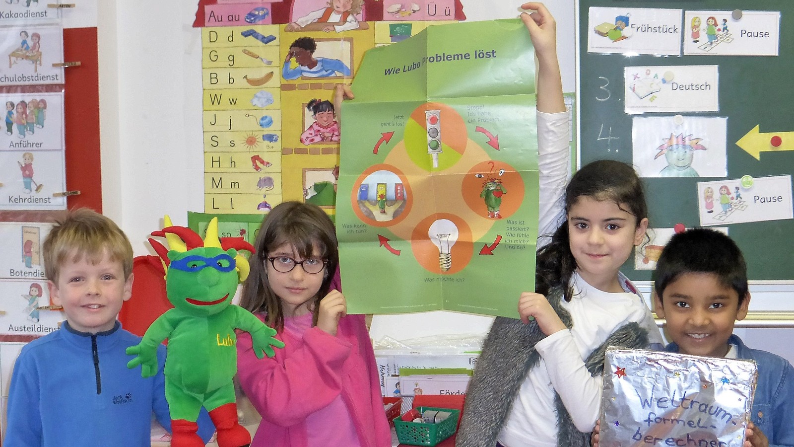 Lubo Aus Dem All Grundschule Unterricht in Meschede mit Lubo aus dem All