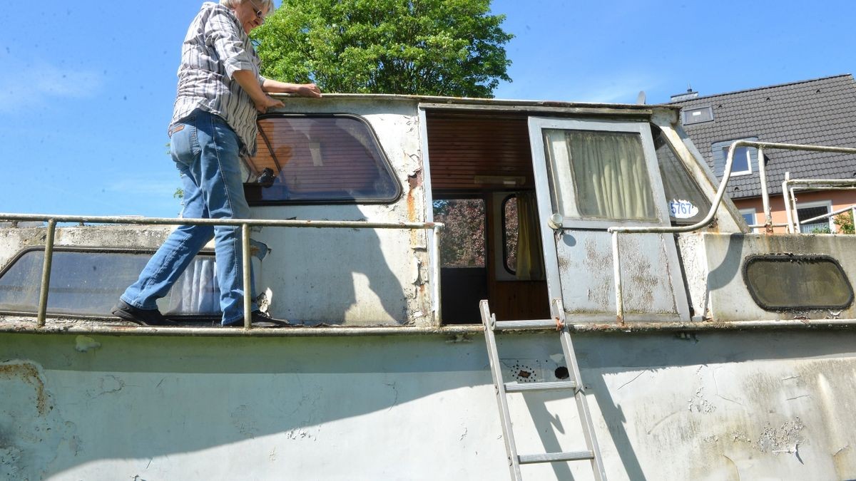 Warum sie hinter dem Emscherdeich ein Boot im hat