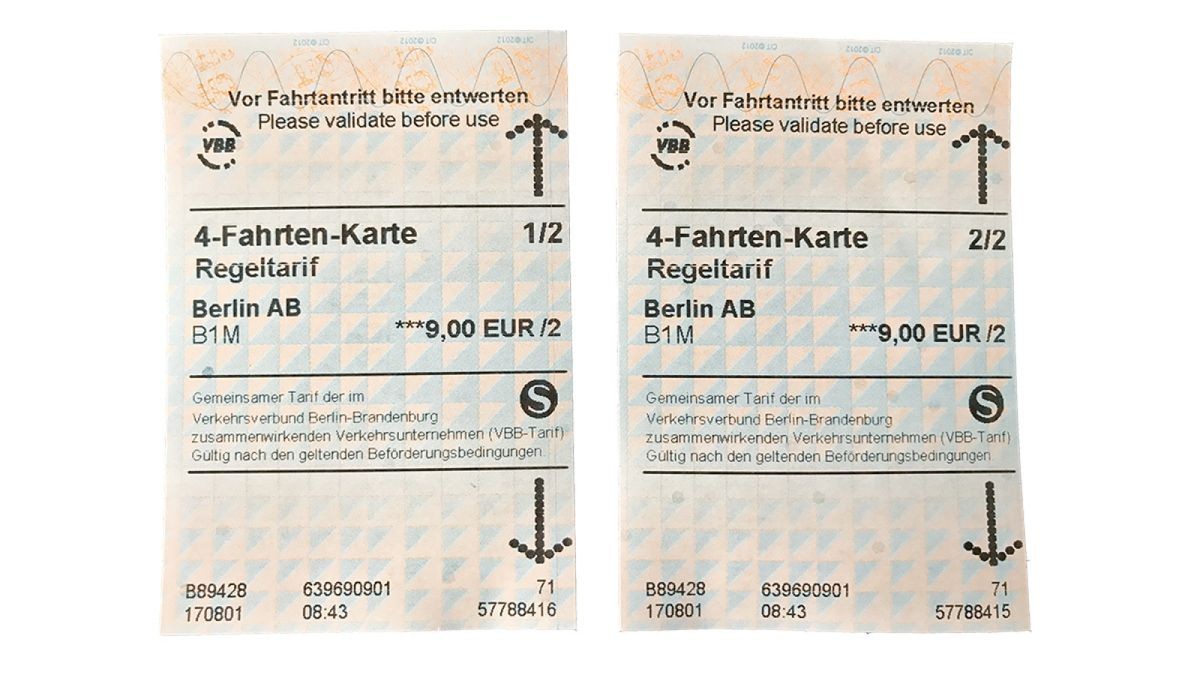 4 Fahrten Karte Berlin Für 2 Personen www.morgenpost.de