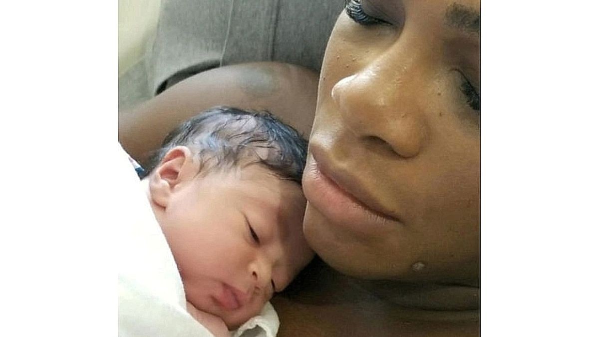 Die gemeinsame Tochter Alexis Olympia Ohanian Jr. kam im September zur Welt. Die junge Mutter postete sich und das Neugeborene auf Instagram. 