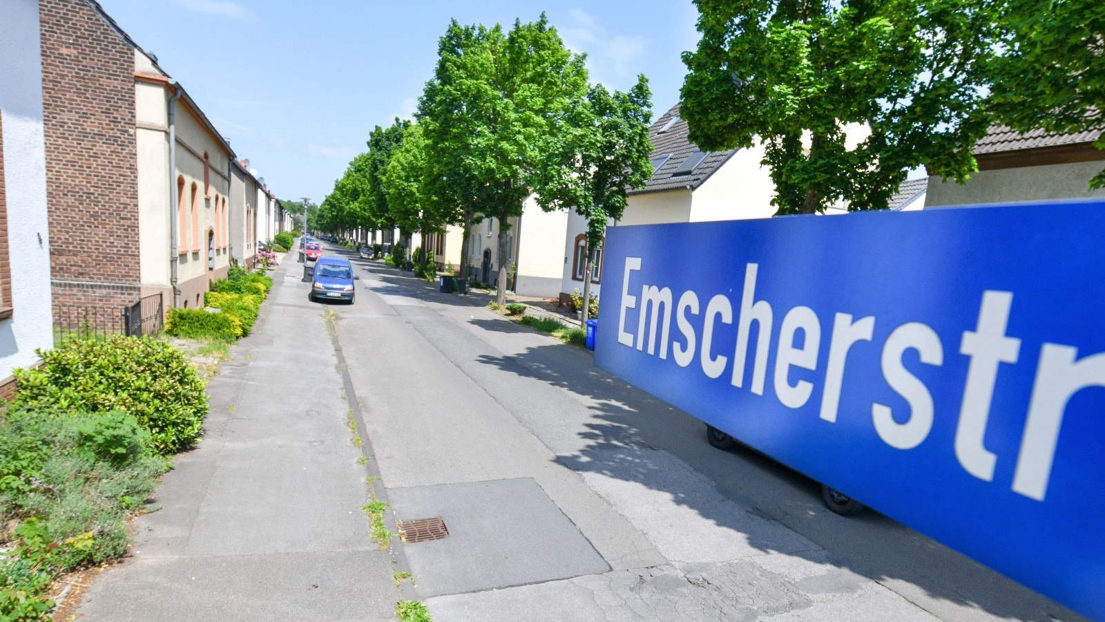 Braucks südlichste Straße erinnert an die alte Emscher