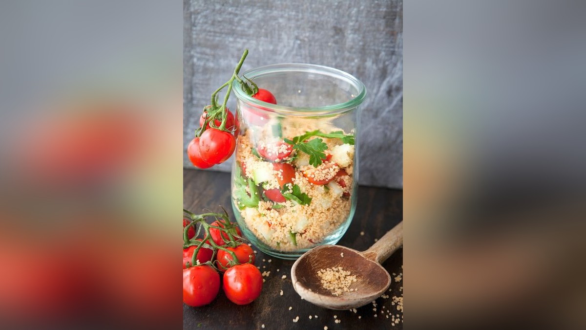 Lecker gekocht: Couscous-Salat im Glas