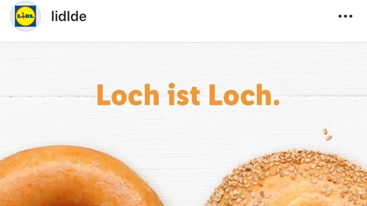 "Loch ist Loch" SocialMediaKampagne von Lidl verärgert mit Sexismus