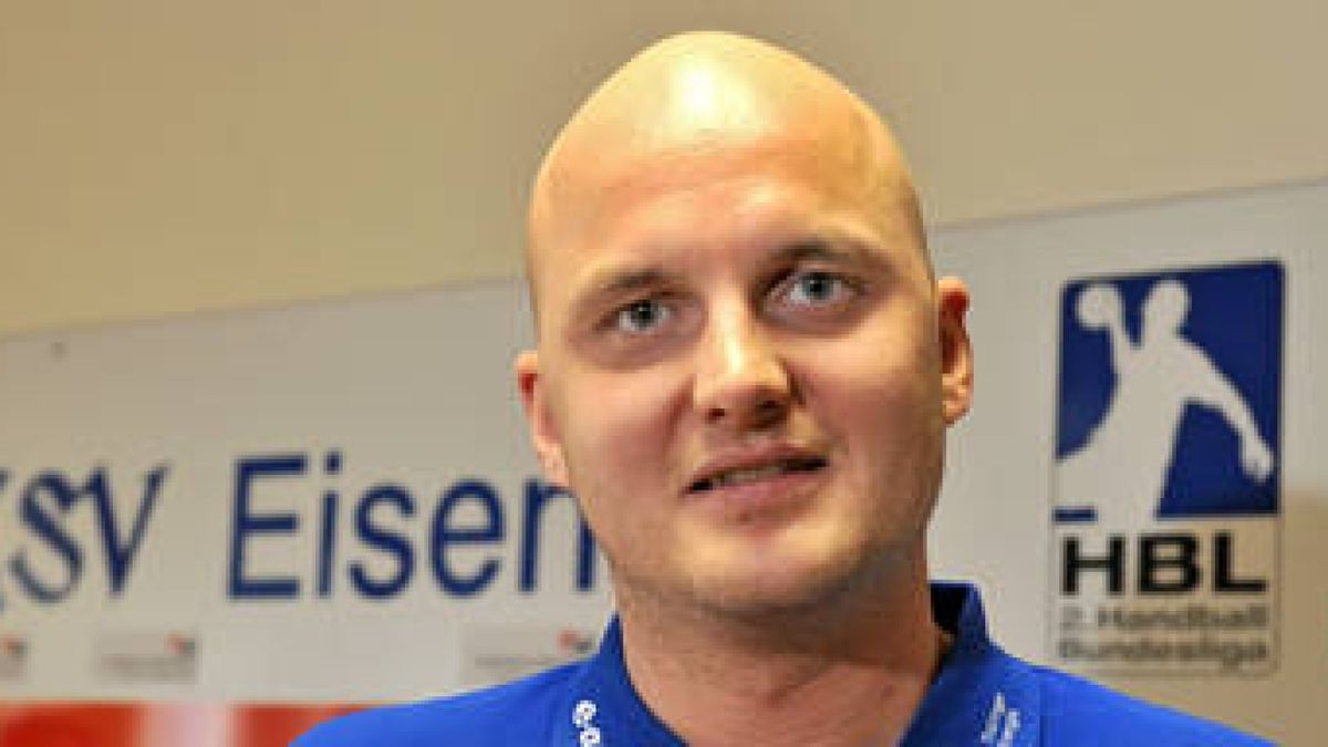 Eisenachs neuer Handball-Trainer ist Isländer und brodelt wie ein Vulkan: Adalsteinn Eyjolfsson. Foto: Dirk Bernkopf