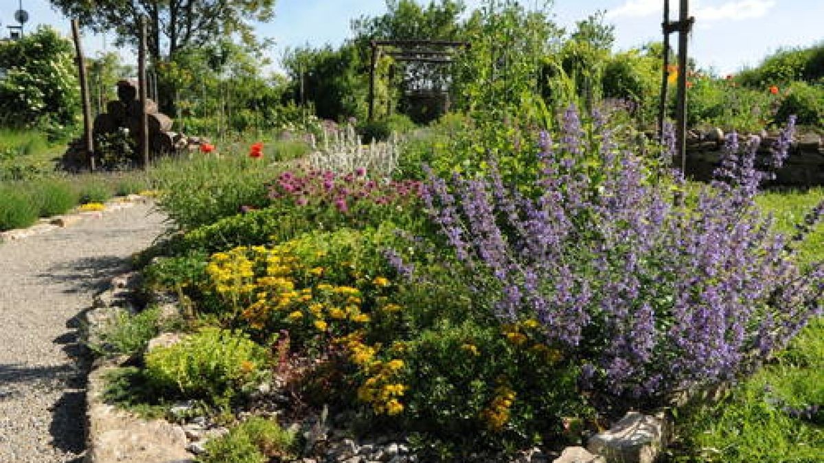 Sibylle und Karsten Künzler stellen ihren Garten vor