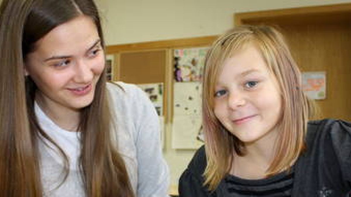 Katja Medvedeva ist Fremdsprachenassistentin an der Regelschule