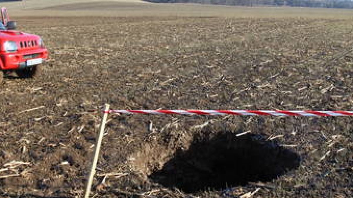 Wieder zwei Erdrutsche auf Feldern bei Pößneck