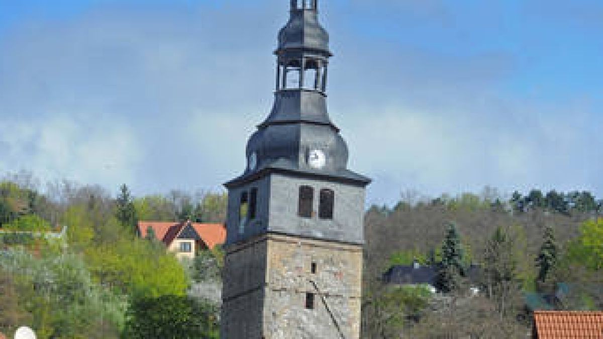 Der schiefe Turm soll erhalten werden. Archivfoto: Marco Kneise