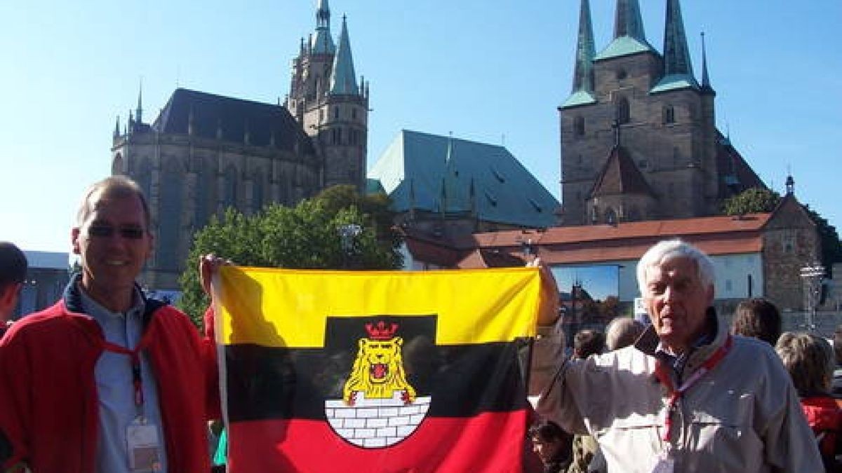Zeulenrodaer beim Papst in Erfurt