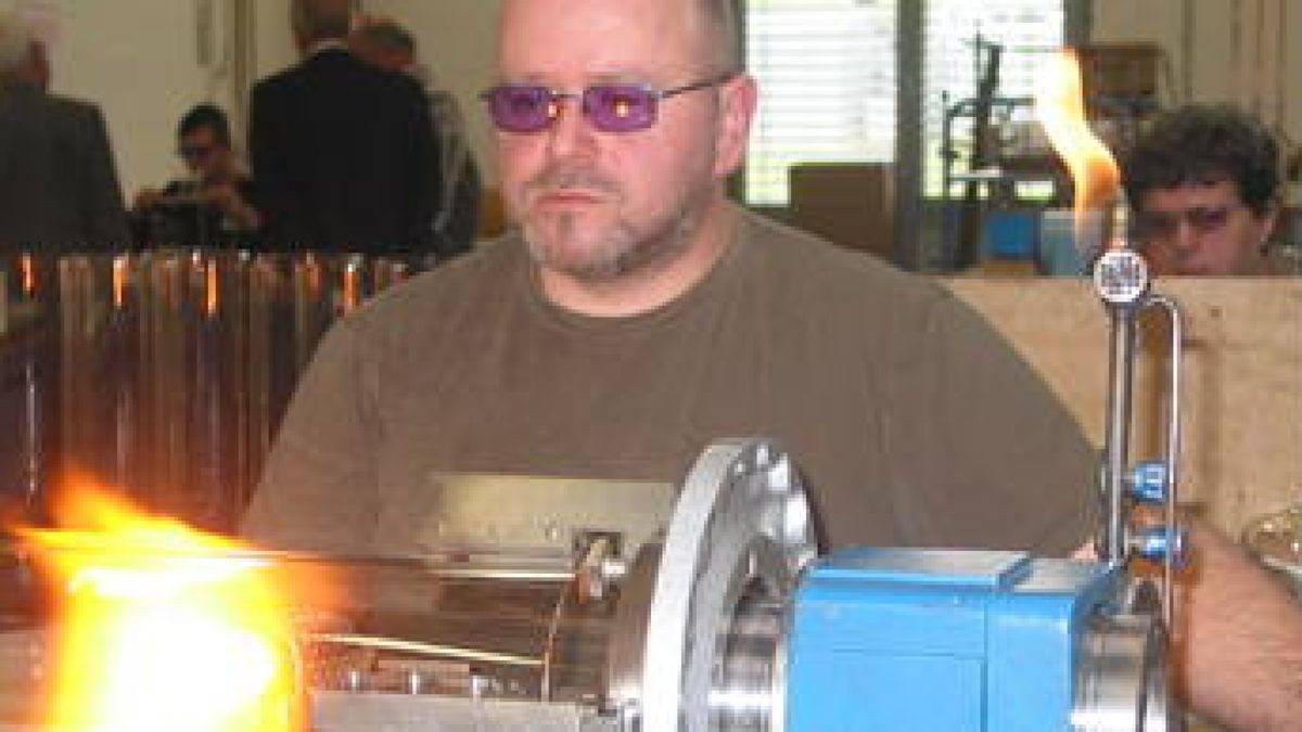 OB-Betriebsbesuch bei Glasbläserei Schmidt in Ilmenau