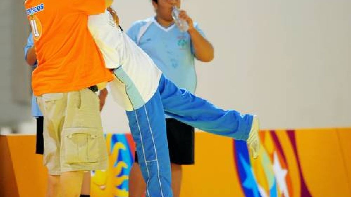 13. Special Olympics World Summer Games Athens 2011: Handball Indien - Uruguay. Foto: Sascha Fromm