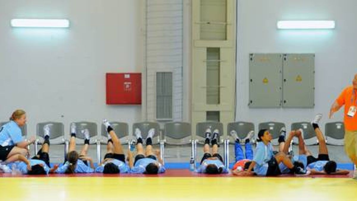 13. Special Olympics World Summer Games Athens 2011: Handball Indien gegen Uruguay. Foto: Sascha Fromm