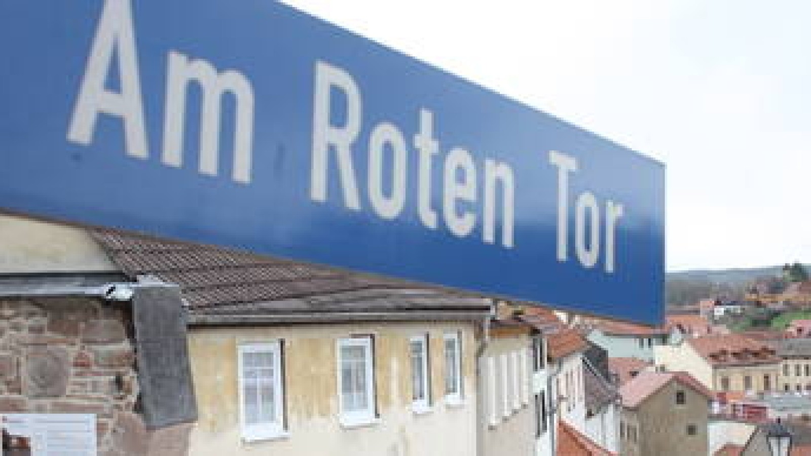 Ein Jahr nach Einsturz Rotes Tor von Stadtroda vor Wiederaufbau