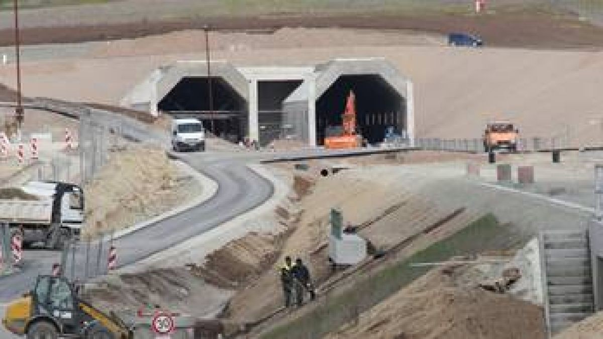 Bei Eßleben ist der ICE-Finnetunnel bis auf wenige Restarbeiten fertig. Foto: Frank Kniestedt, Deutsche Bahn