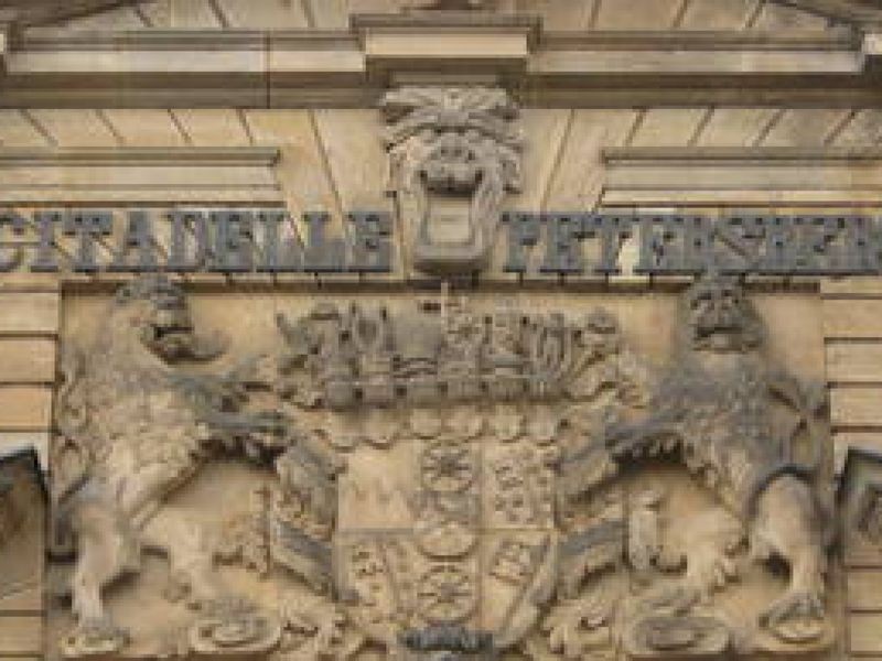 Denkmale in Erfurt Das Portal der Zitadelle Petersberg