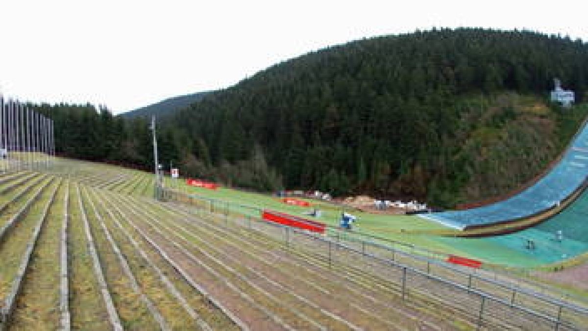 Die Schanzen bei Oberhof. Foto: Sascha Fromm