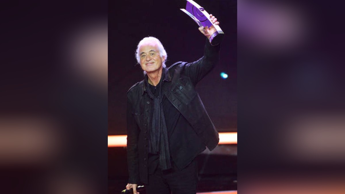 Jimmy Page von Led Zeppelin erhält einen Preis für sein Lebenswerk.