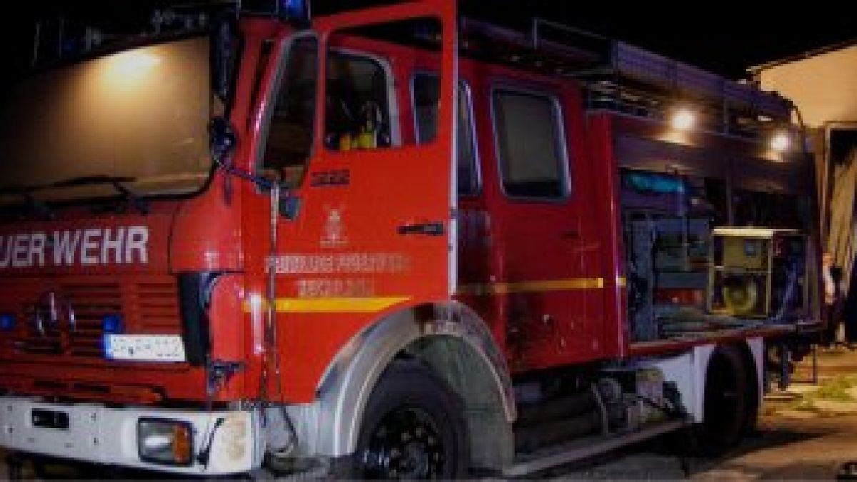 Brand in FeuerwehrGerätehaus Heichelheim