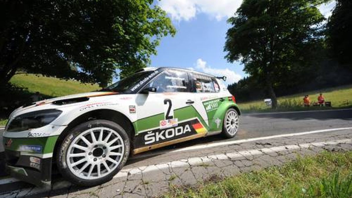 Wertungsprüfung 3 bei Trusetal / Fahrer: Sepp Wiegand (Zwönitz) / Beifahrer: Frank Christian (Oberhausen) / Fahrzeug: Skoda Fabia S2000 Rally Foto: Alexander Volkmann