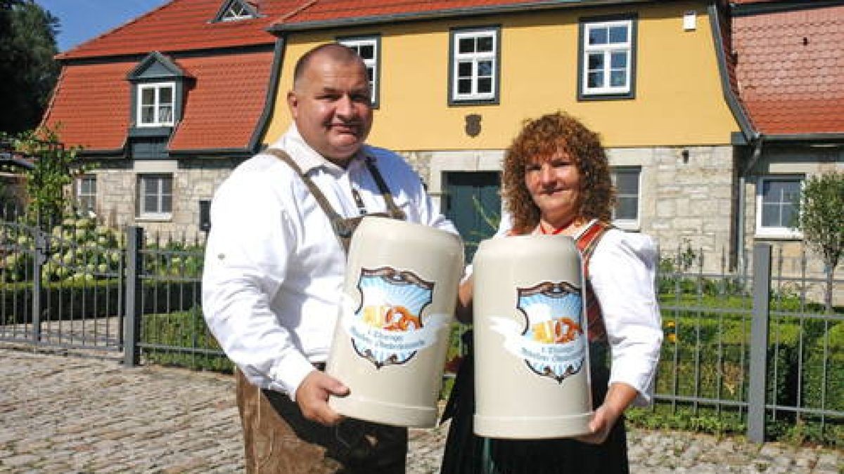 29.08. Im Münchner Rittergut wurden ein Einblick auf das bevorstehende 2. Thüringer Münchner Oktoberfest gewährt. Foto: Michael Grübner