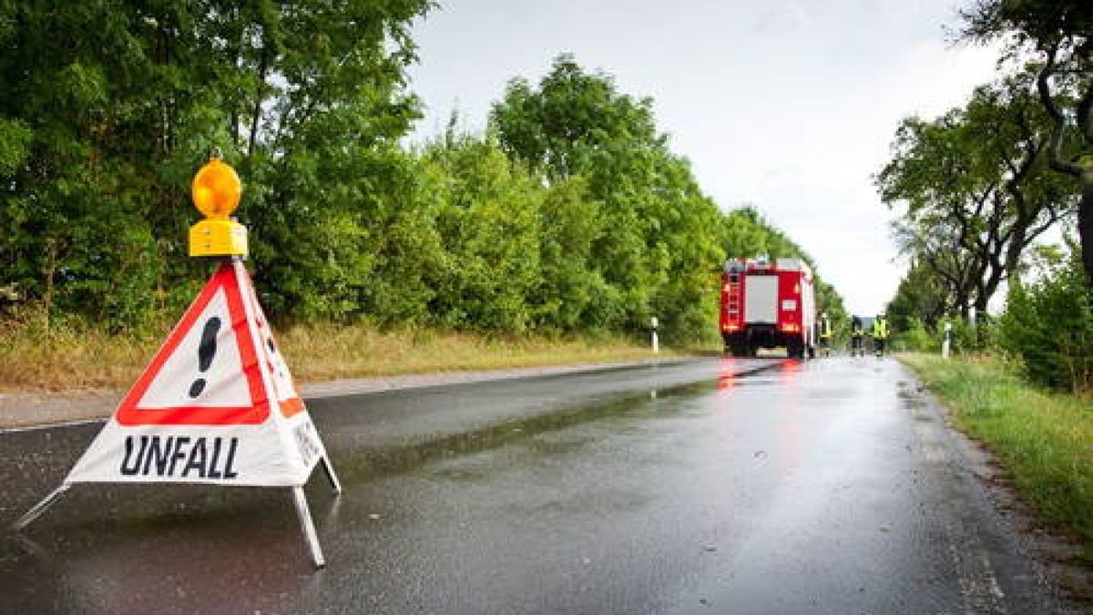 06.08. Mit Motorsäge und Besen beseitigte die Freiwillige Feuerwehr Kranichfeld einen umgestürzten Baum auf der Rittersdorfer Straße. Foto: Kai Ropella