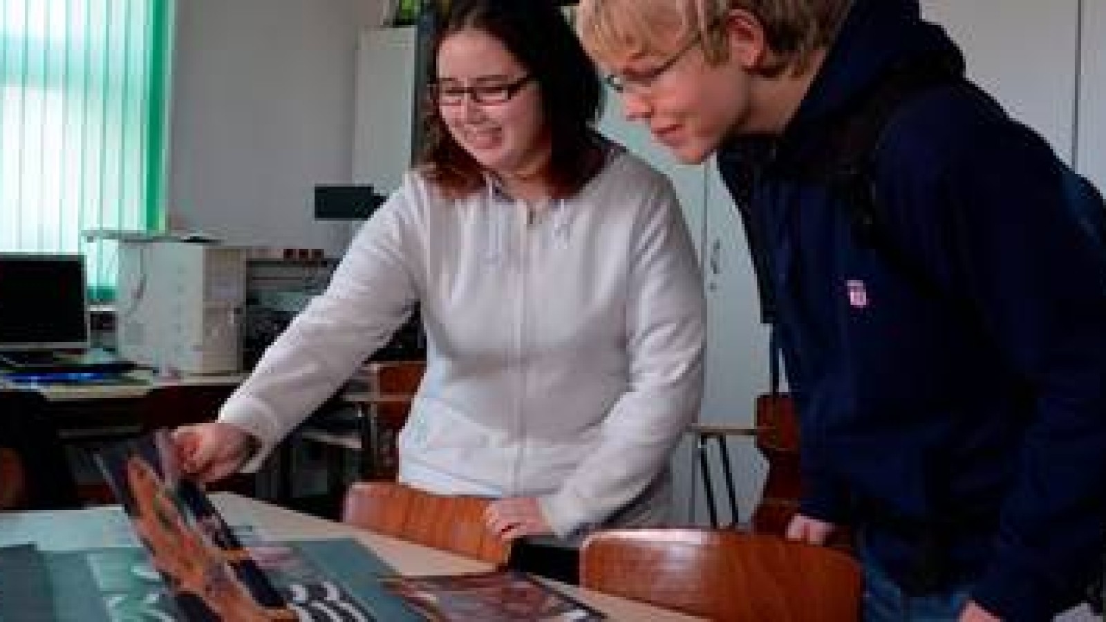 Schoko-Kipferl und Grafik-Programm beim Berufsschulzentrum Hermsdorf