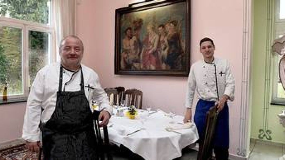 Uwe Roggenbuck (links) und Christian Bombeck sind Thüringer und die neuen Pächter vom Eisenacher Restaurant 