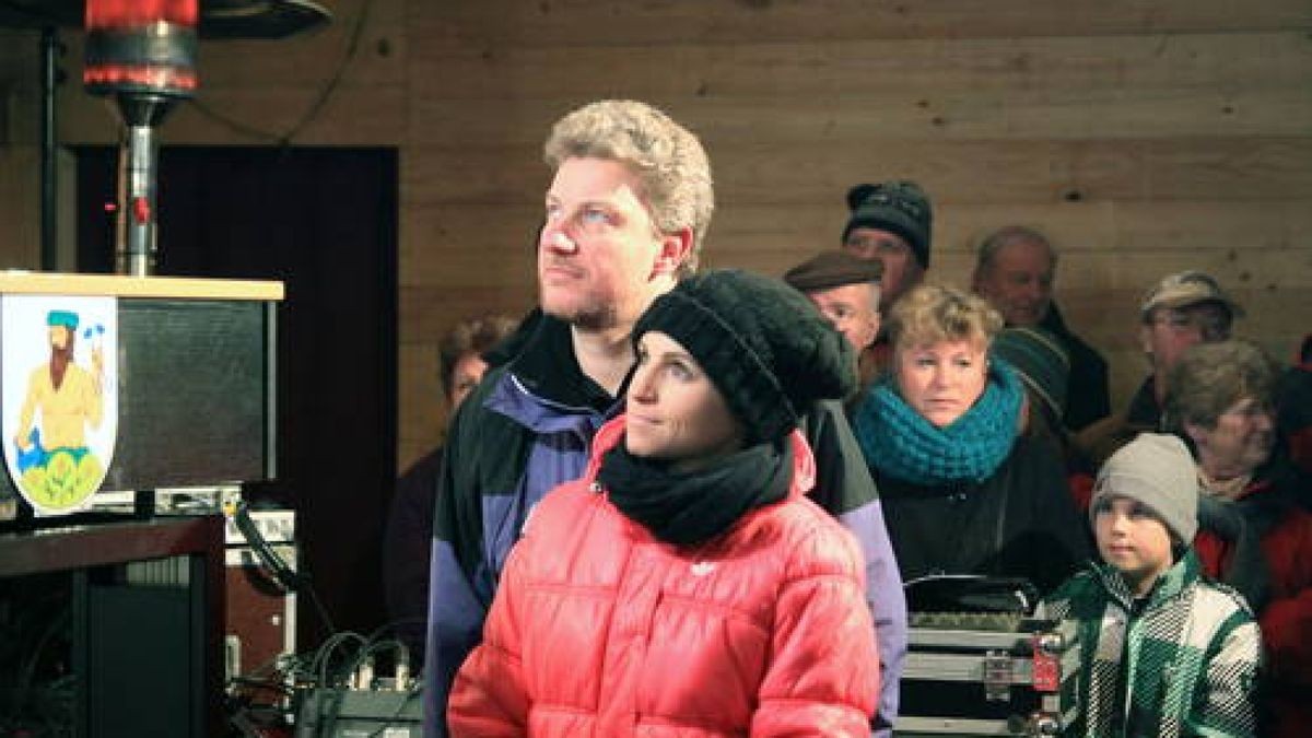 2013:  Andrea Henkel wird im Großbreitenbacher Museum feierlich empfangen. Archivfoto: Johannes Krey 