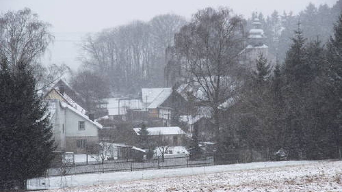 Wintereinbruch auch in Werna. Foto: Henning Most 
