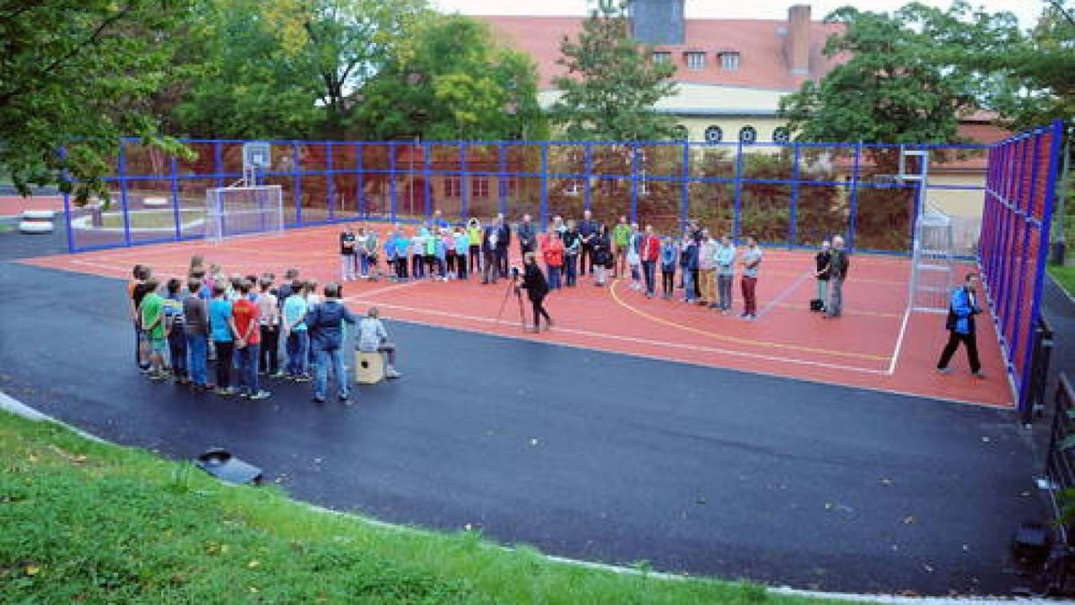 12.09. Bolzplatz für Schule und Freizeit. Foto: Michael Baar