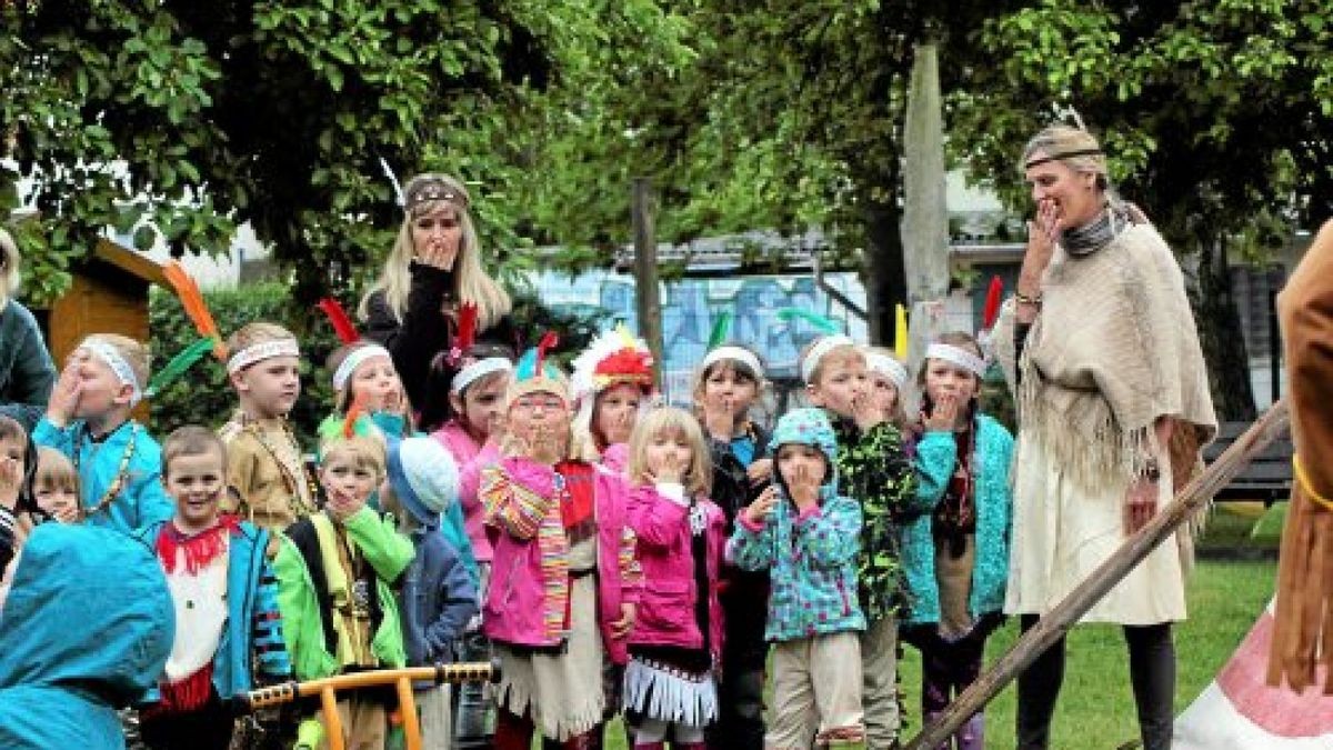 Indianerfest im Kindergarten „Käthe Kollwitz“