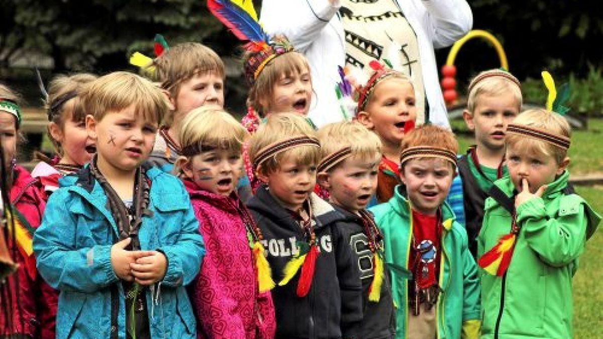 Indianerfest im Kindergarten „Käthe Kollwitz“