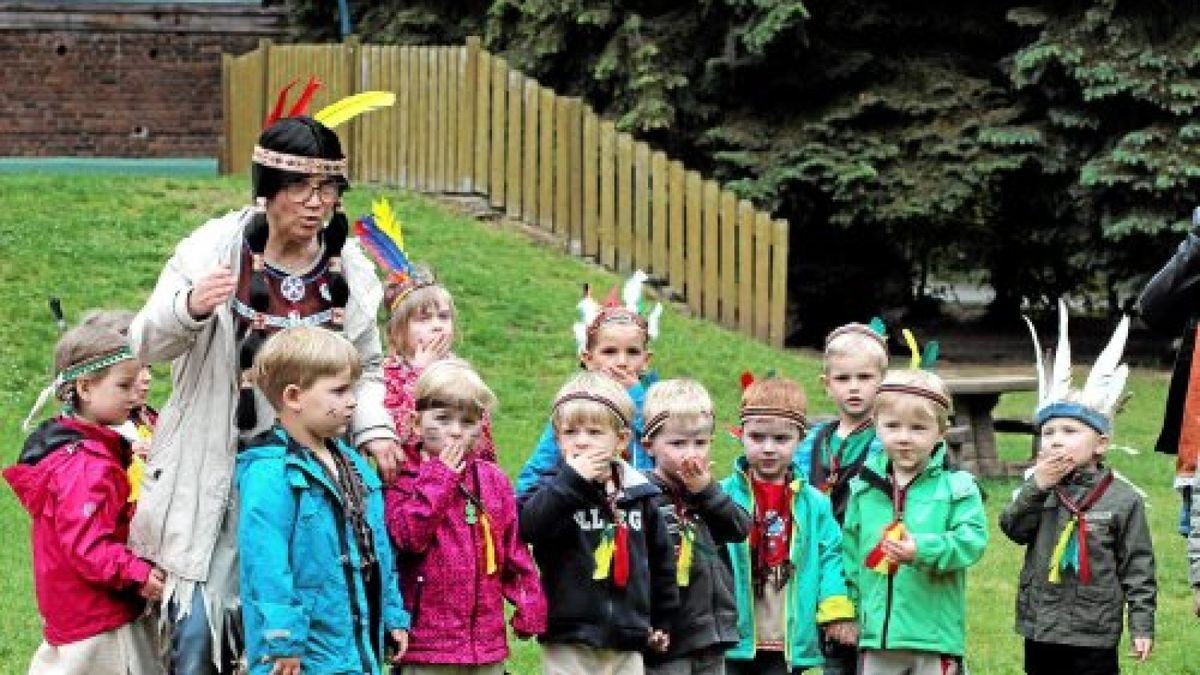 Indianerfest im Kindergarten „Käthe Kollwitz“