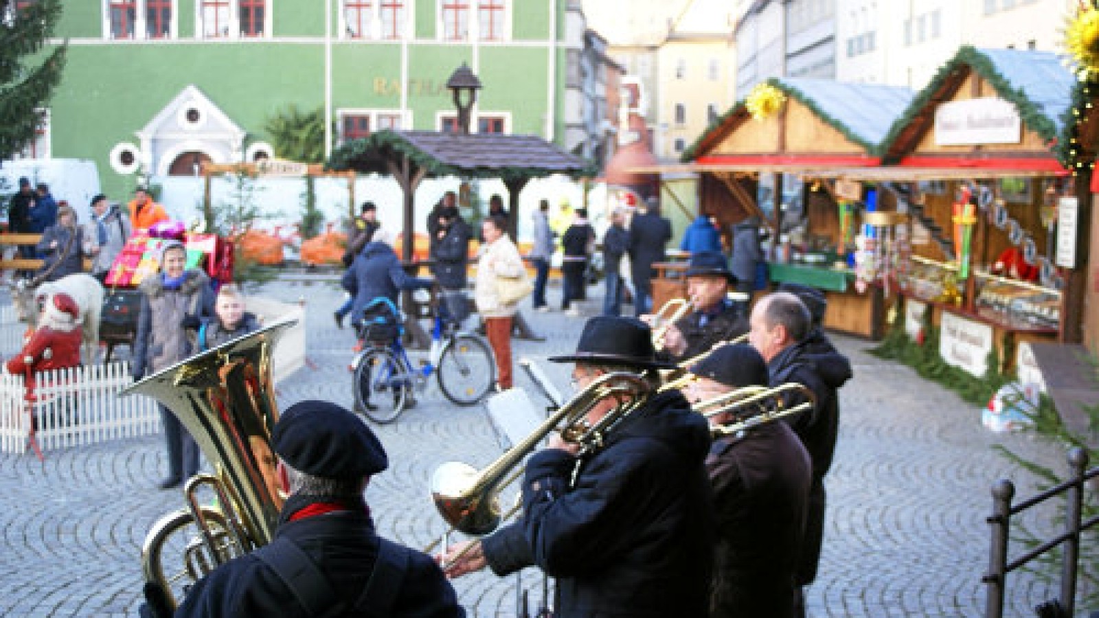 Eröffnung von „Schillers Weihnacht“ auf dem Markt in Rudolstadt