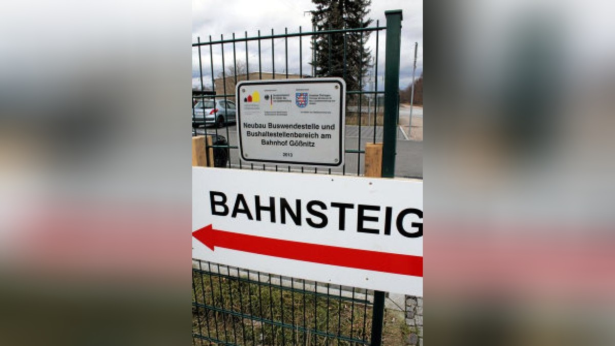 Bauarbeiten am Bahnhof Gößnitz verzögern sich