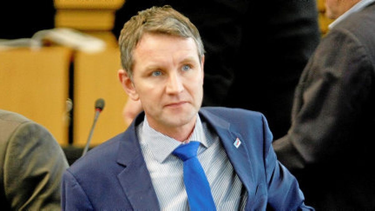 Björn Höcke, Fraktionsvorsitzender der AfD in Thüringen. Foto: Mario Gentzel