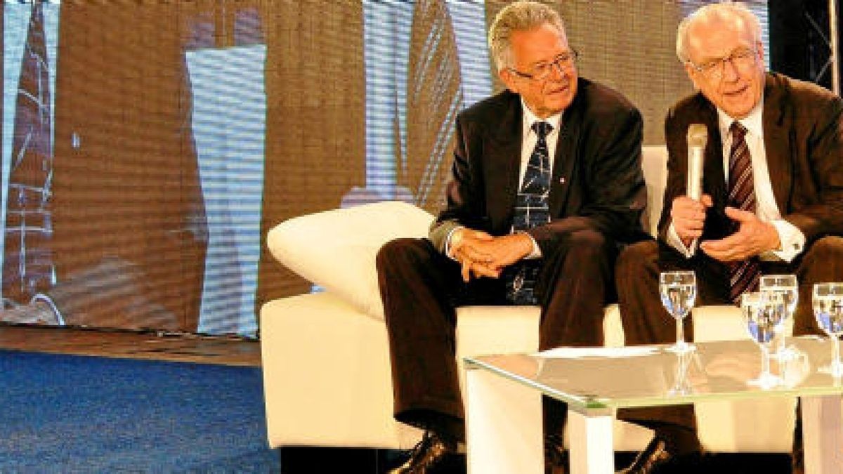 Jenaer AltOB Peter Röhlinger besuchte Lothar Späth in Pflegeheim bei