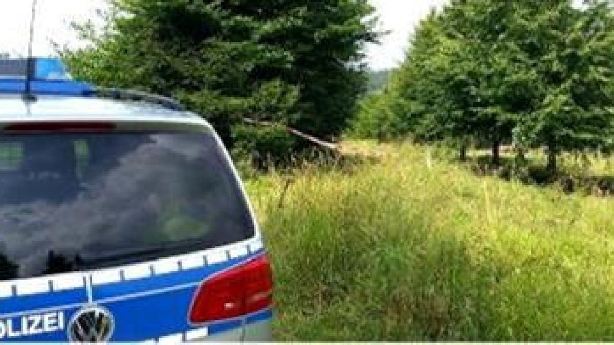 Fahrzeug der Polizei in Frauenwald. Foto: Arne Martius