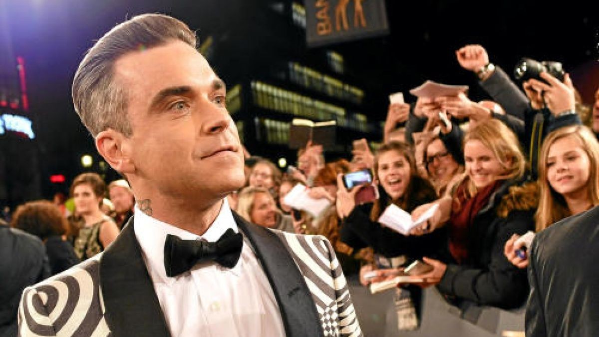 Robbie Williams kommt am 17.11.2016 in Berlin zur 68. Verleihung des Medienpreises Bambi. Foto: Jens Kalaens/dpa Foto: Jens Kalaene/dpa-Zentralbild/dpa +++(c) dpa - Bildfunk+++