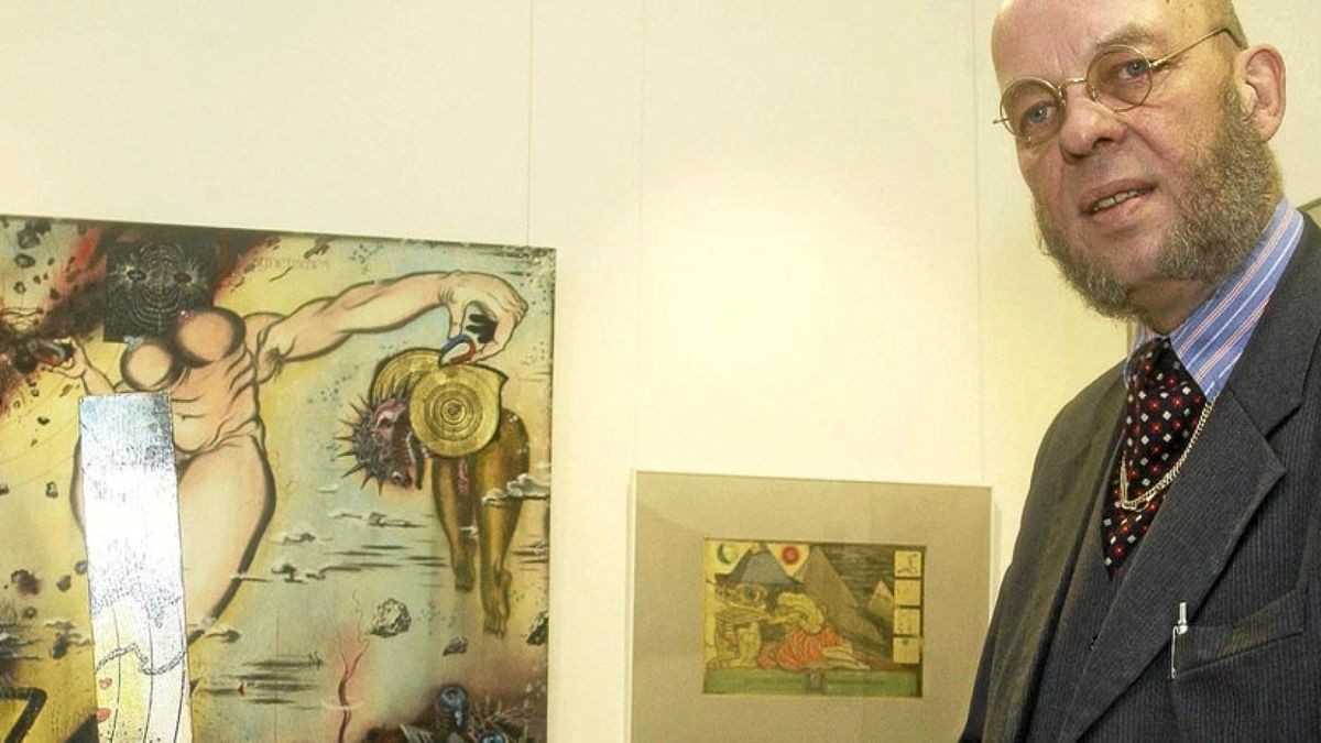 Uwe Bremer stellte 2001 im Kunsthaus Apolda Avantgarde aus. Jetzt kommt er mit dem Auftragswerk „Luther Paraphrasen“ nach Ettersburg. Archivfoto: Gordon Schmidt